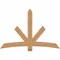 Ekena Millwork Alberta Smooth Timber Gable Bracket, Western Red Cedar, 72"W x 48"H x 1 1/2"D x 5 1/2"F, 16/12 Pitch GBW072X48X0206ALB00SWR - alternate 1